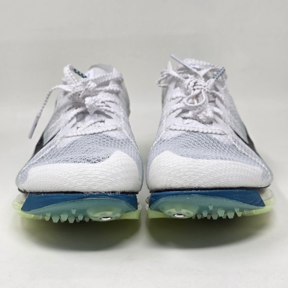 Nike Air Zoom Victory 2 Track Spikes White Green FD8411-100 Men’s Size 7 New - Picture 8 of 12